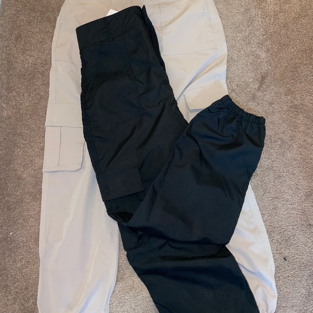 Black cargo pants